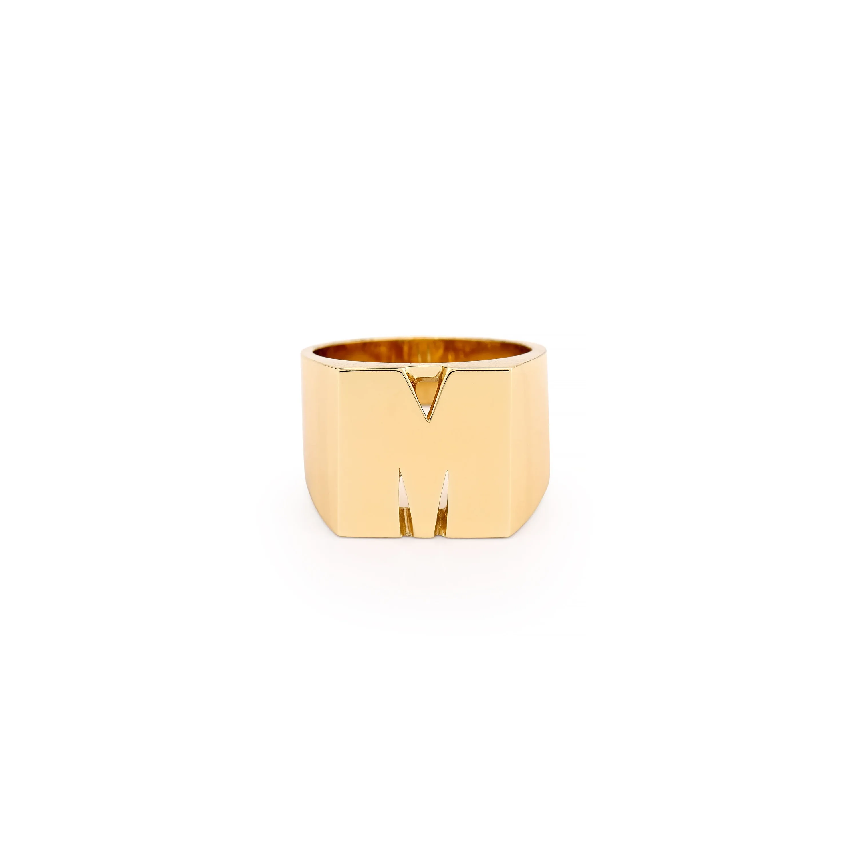 KENTIAN SIGNET RING - SINGLE INITIAL sold by SARAH CHLOE
