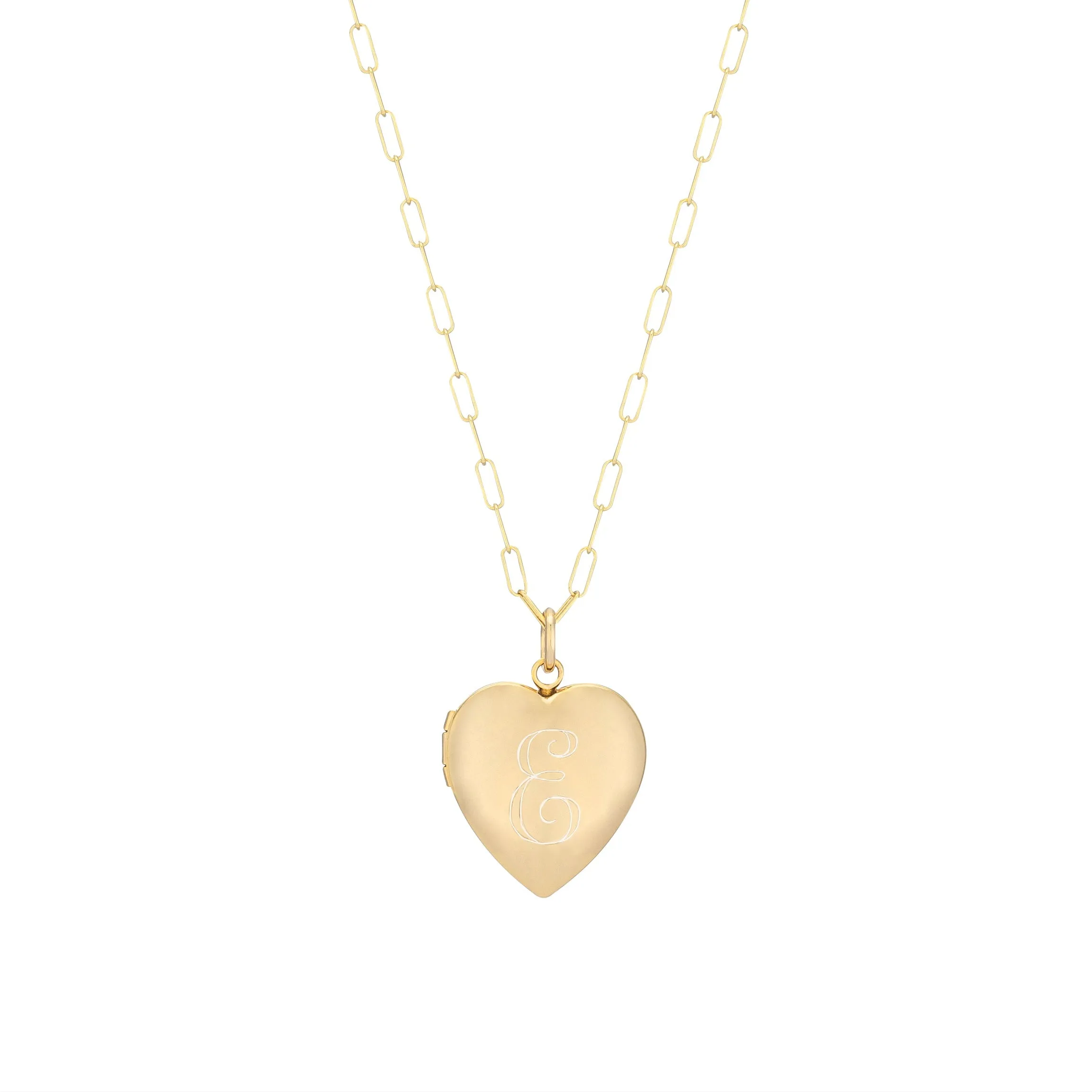 CHARLI MEDIUM HEART ENGRAVED LOCKET sold by SARAH CHLOE product image thumbnail 3