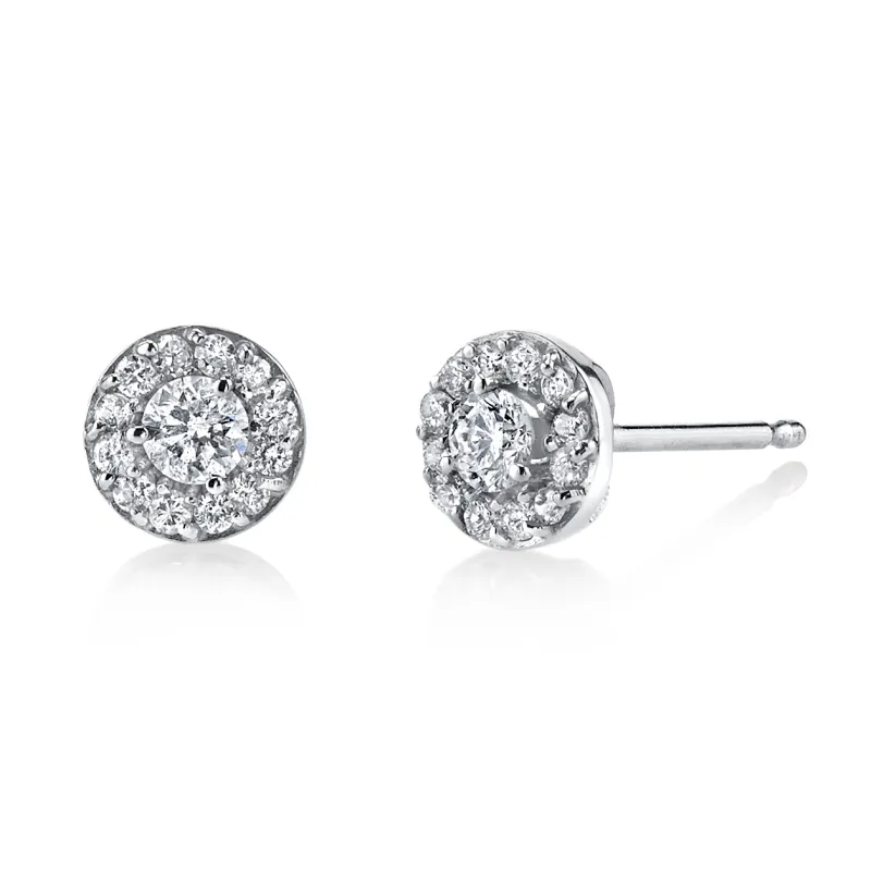 HALO  DIAMOND STUDS sold by SARAH CHLOE