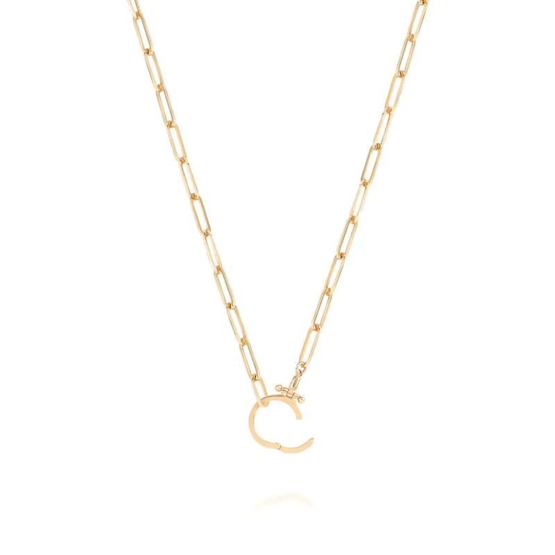 REMI LARGE HINGE CHARM NECKLACE sold by SARAH CHLOE