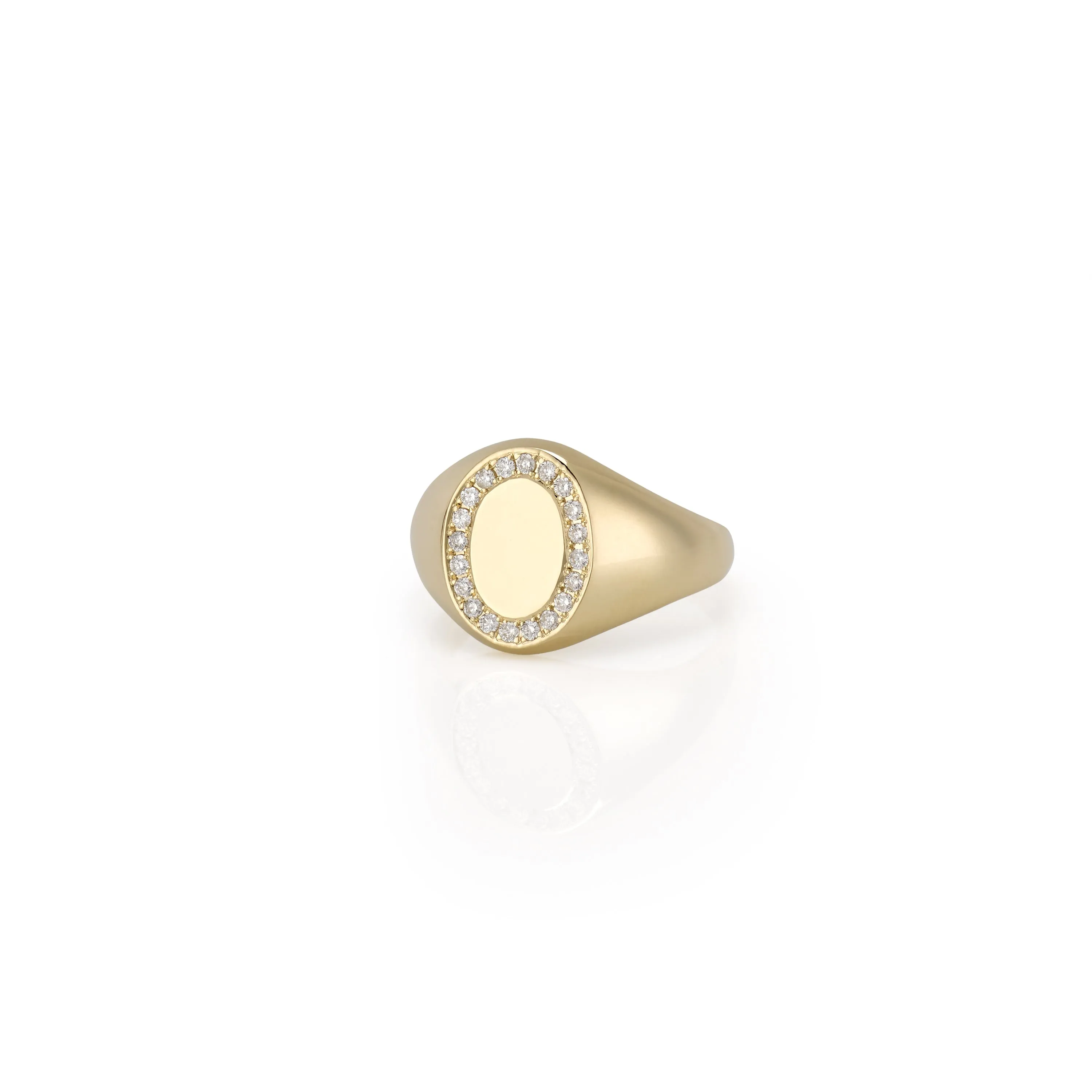 SIMONA DIAMOND SIGNET RING sold by SARAH CHLOE