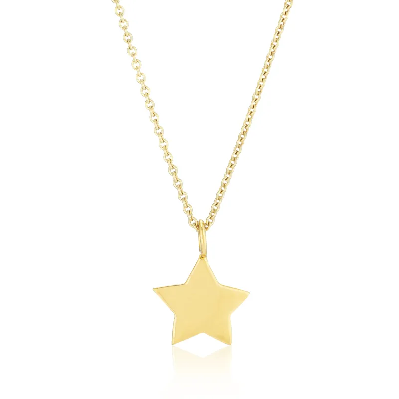 CHARMING-LENA SOLID STAR PENDANT made by SARAH CHLOE