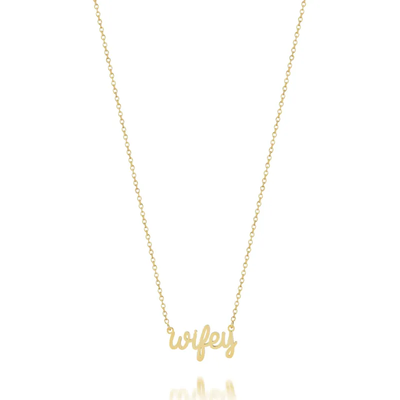 AVA 'WIFEY' NECKLACE sold by SARAH CHLOE