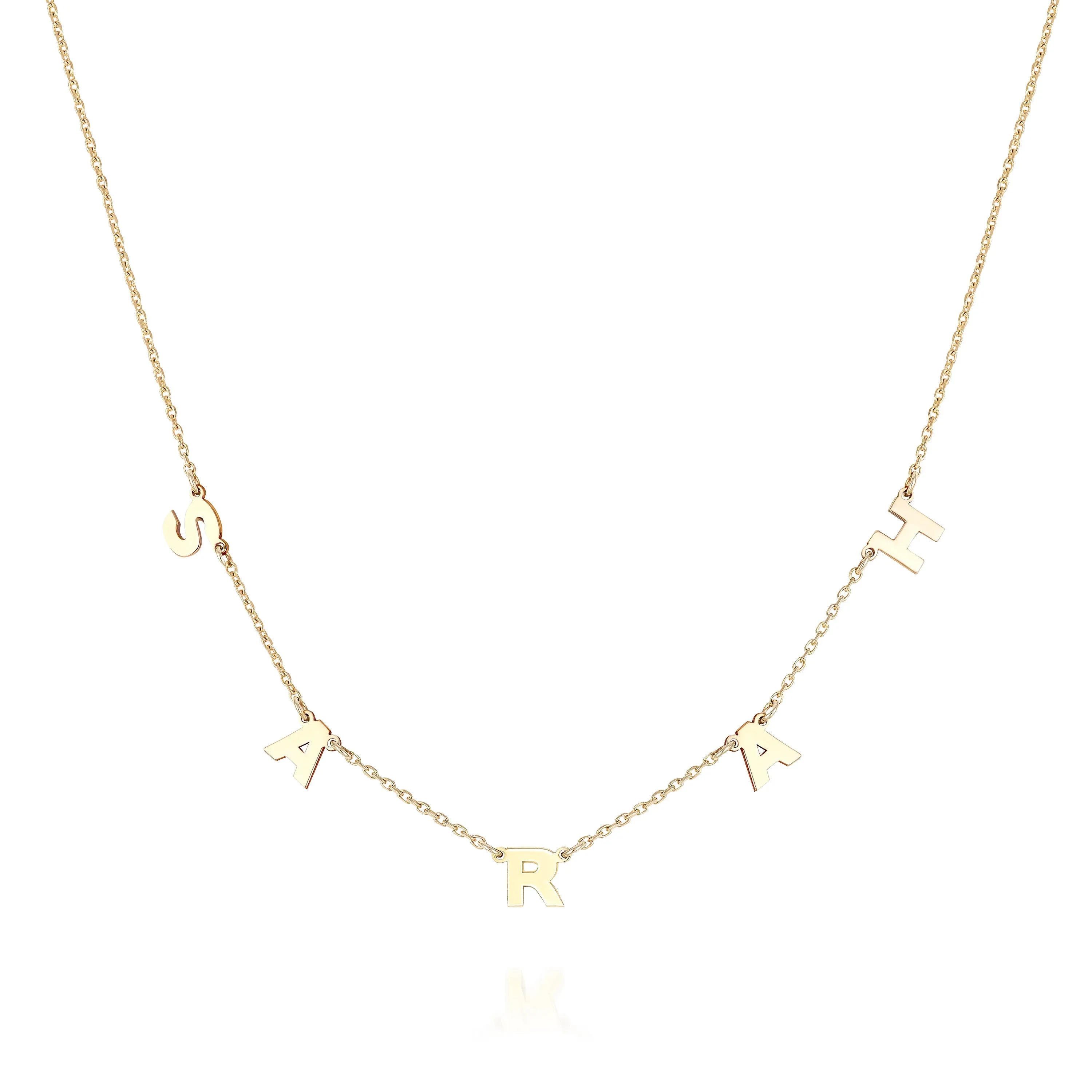 SHAYNA TEXT NECKLACE sold by SARAH CHLOE