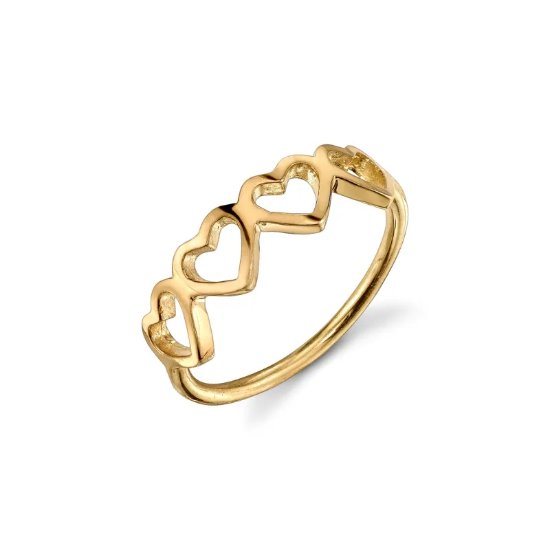 LOVE COUNT® STACKABLE RING - 4 HEARTS sold by SARAH CHLOE