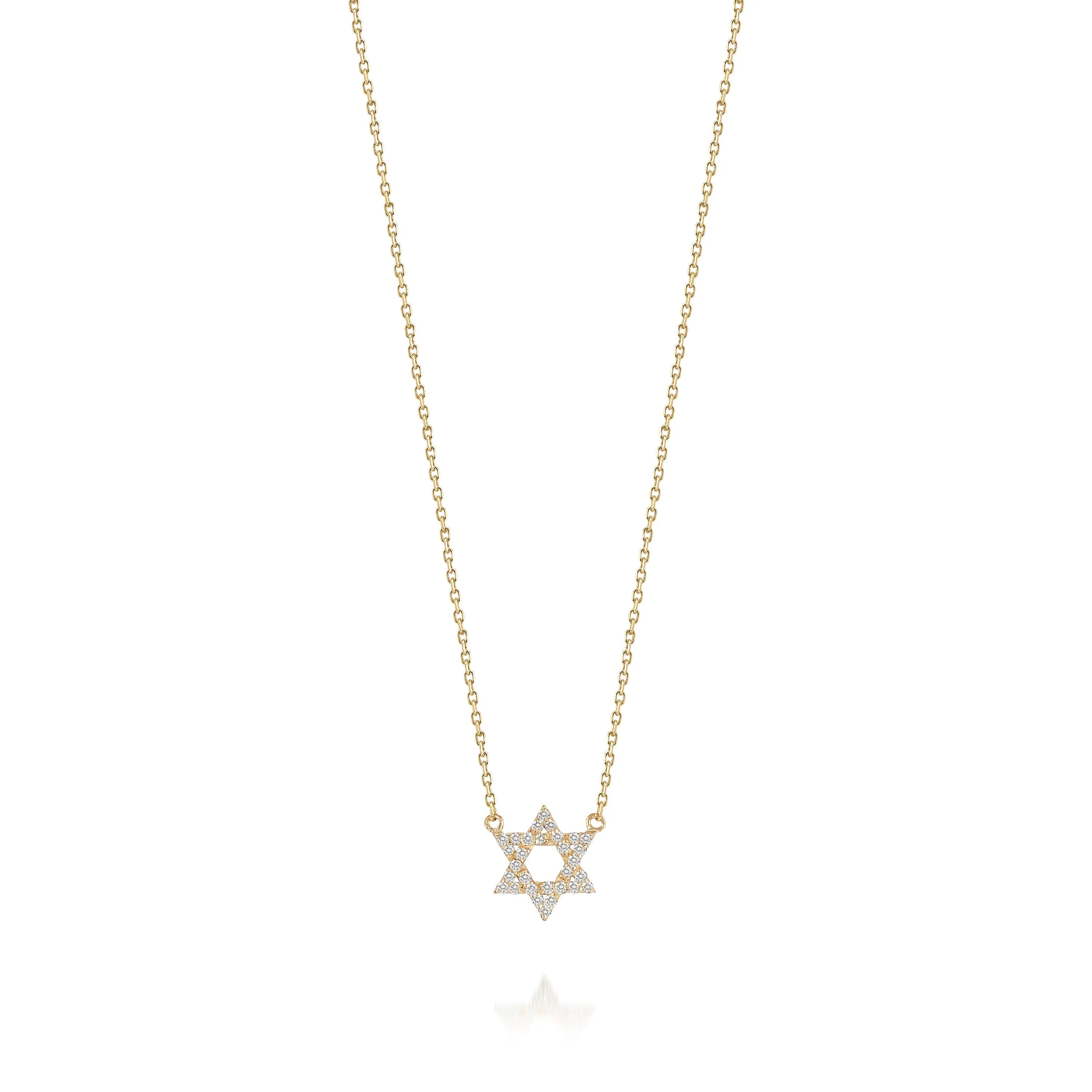 CHARMING DIAMOND STAR OF DAVID NECKLACE sold by SARAH CHLOE