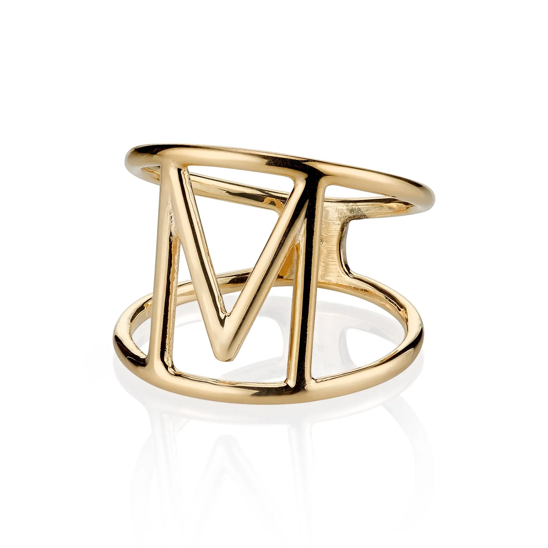 ANDI INITIAL CUT OUT RING sold by SARAH CHLOE