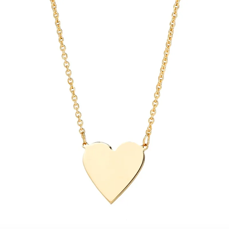 LILY HEART NECKLACE made by SARAH CHLOE