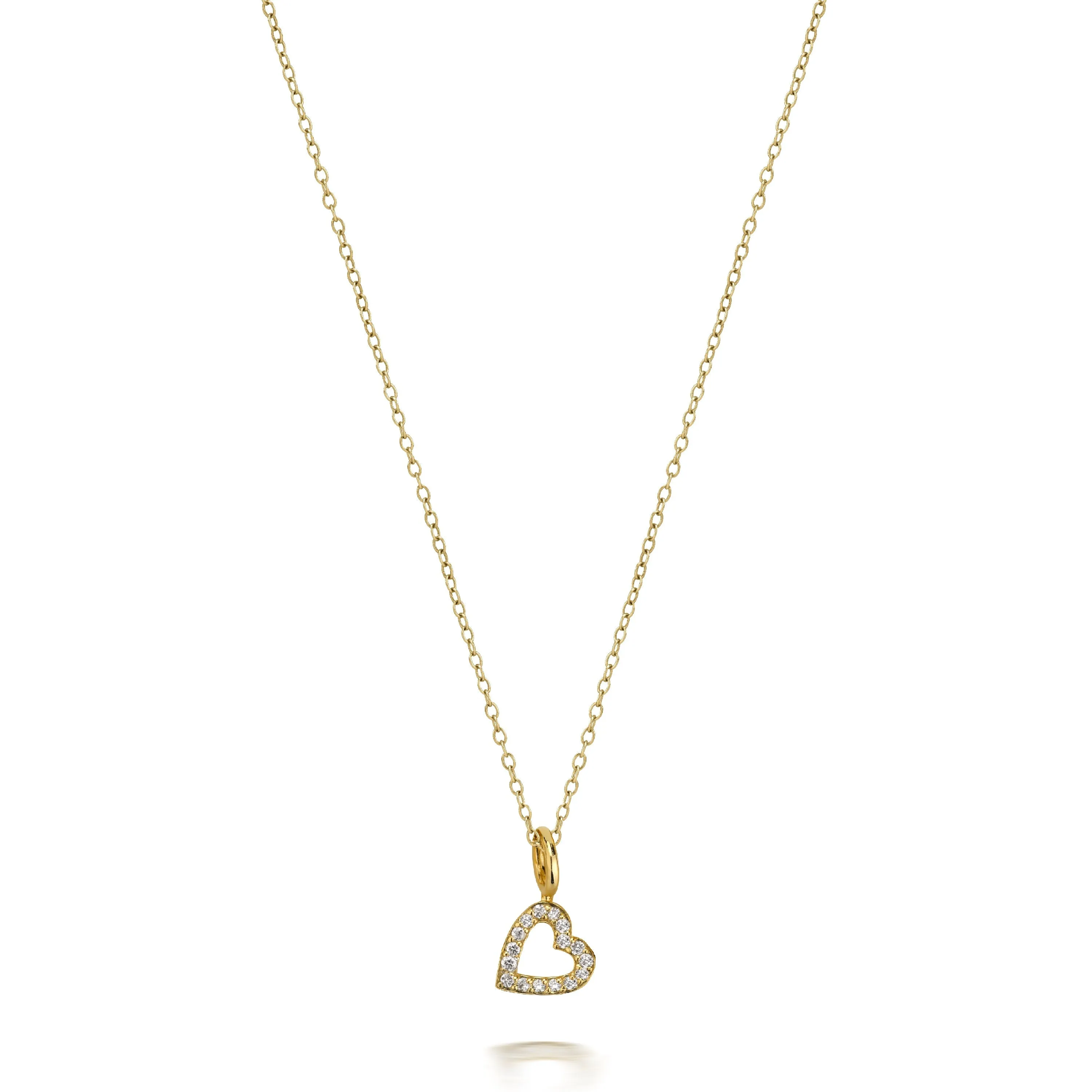 LOVE COUNT DIAMOND HEART NECKLACE sold by SARAH CHLOE