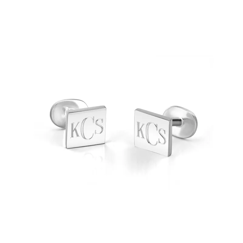 HOMME-SQUARE CUFFLINKS made by SARAH CHLOE