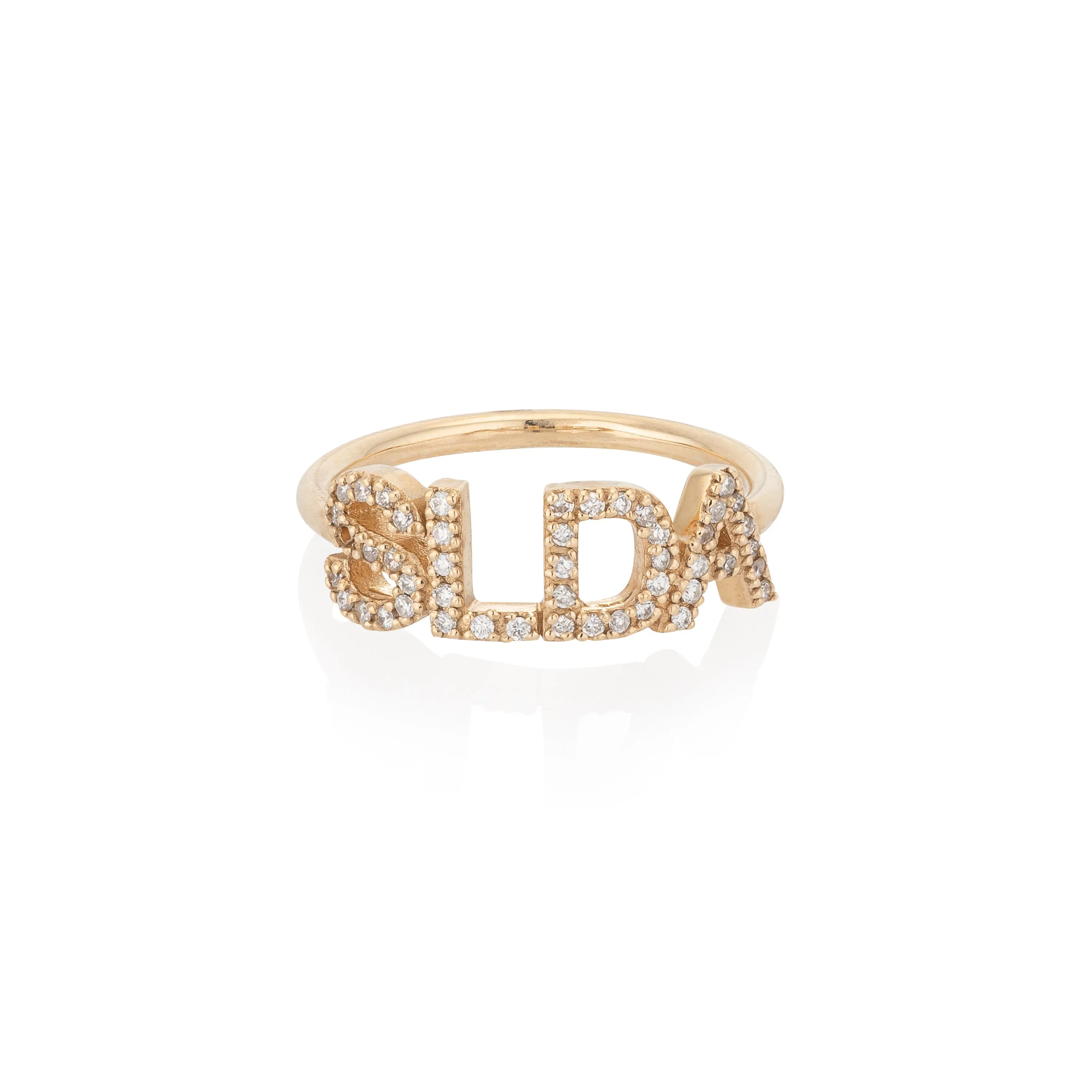 RIAVA DIAMOND NAME RING sold by SARAH CHLOE