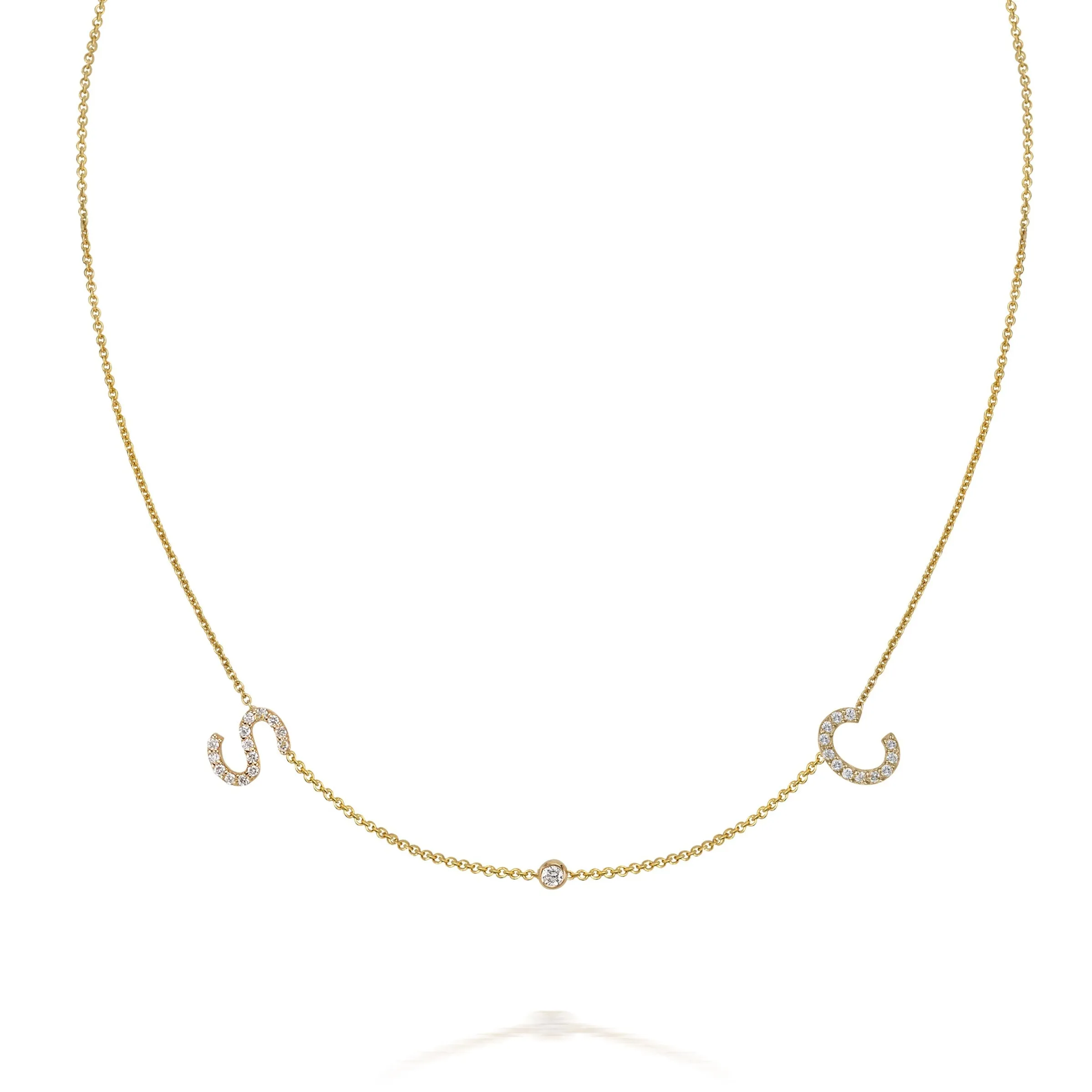 SHAYNA DIAMOND DUO NECKLACE sold by SARAH CHLOE