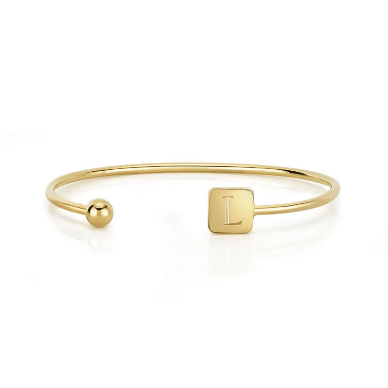 ELLE BANGLE-SQUARE made by SARAH CHLOE