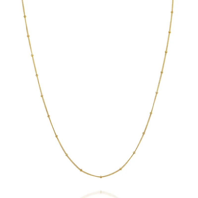 CHAINS: SATELLITE CHAIN-14K GOLD made by SARAH CHLOE