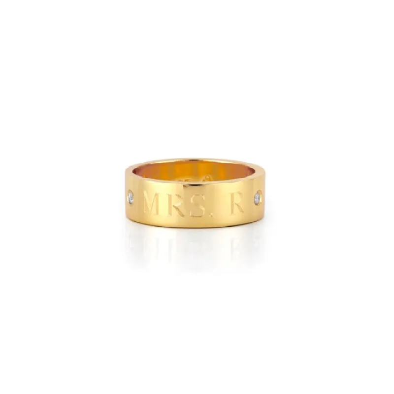 CIELA DIAMOND ACCENT RING BAND made by SARAH CHLOE