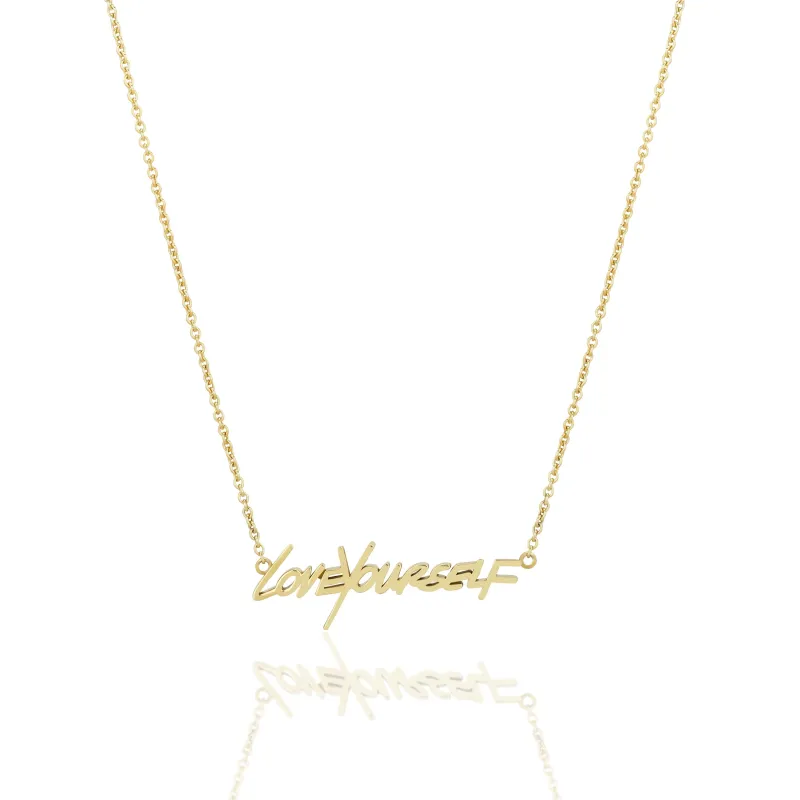 LOVEYOURSELF NECKLACE made by SARAH CHLOE
