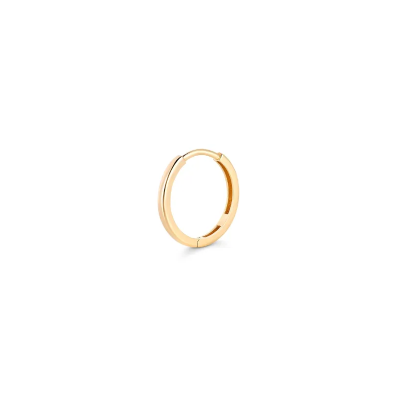 SLDA CLASSIC GOLD HOOP EARRING SINGLE made by SARAH CHLOE