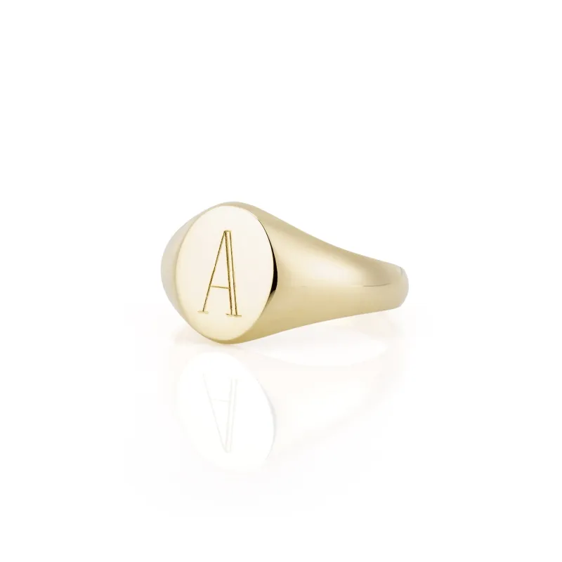 LANA PETITE SIGNET RING made by SARAH CHLOE