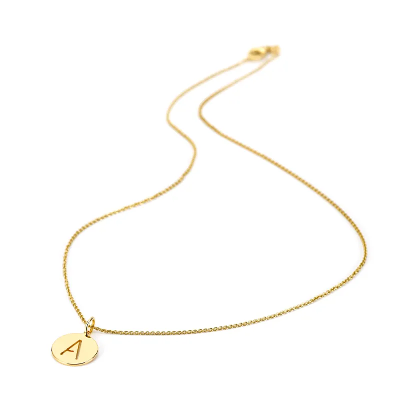 EVA INITIAL NECKLACE made by SARAH CHLOE