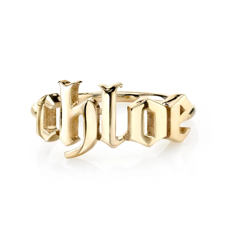 AVA GOTHIC CUSTOM RING made by SARAH CHLOE
