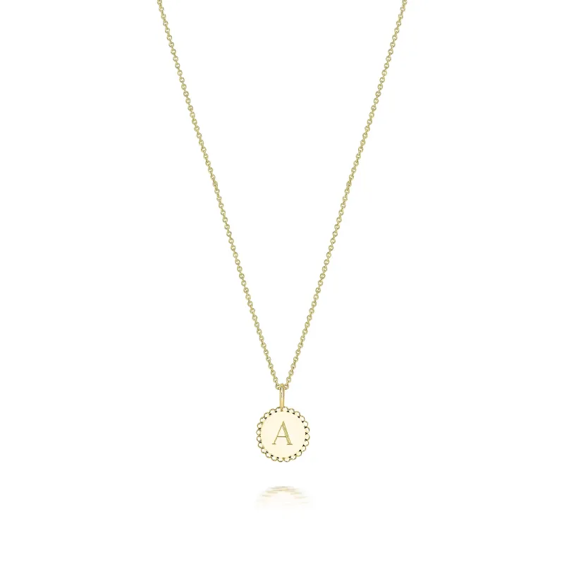 MADI INITIAL MEDALLION made by SARAH CHLOE