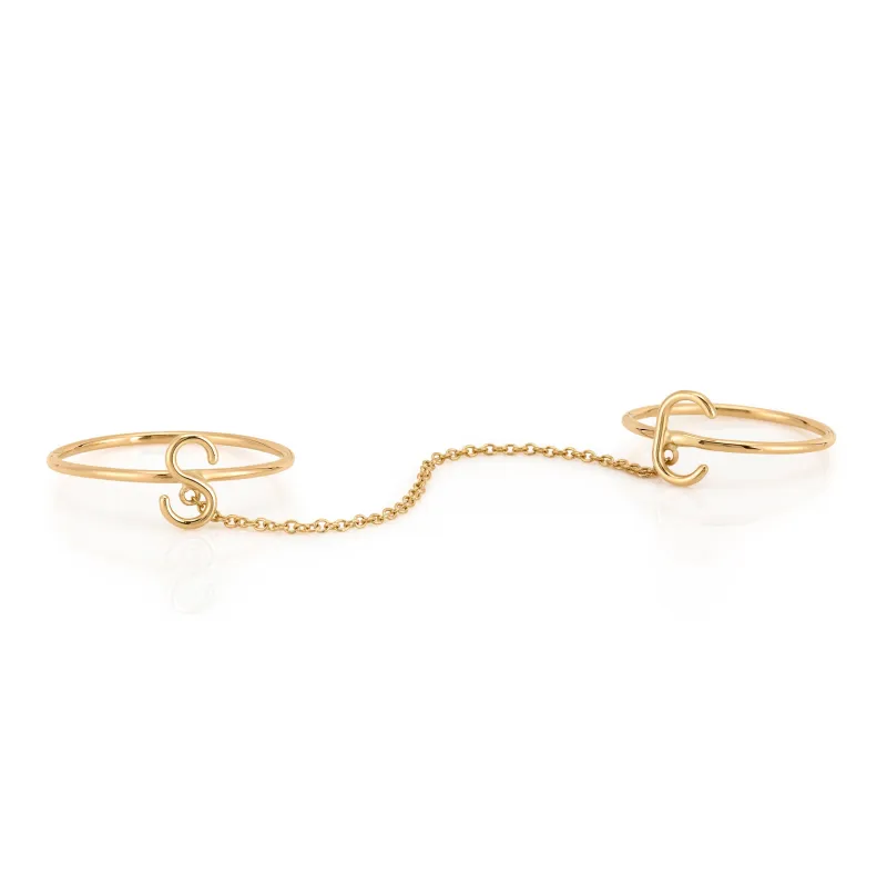 AMELIA LINKED RING made by SARAH CHLOE