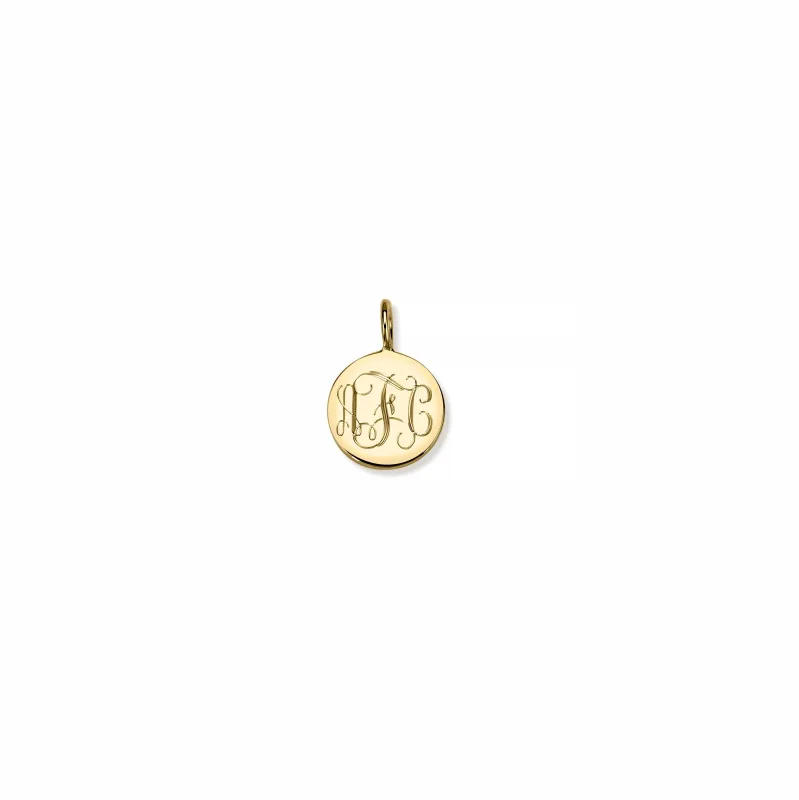 LIA ENGRAVED CHARM- LOOSE made by SARAH CHLOE