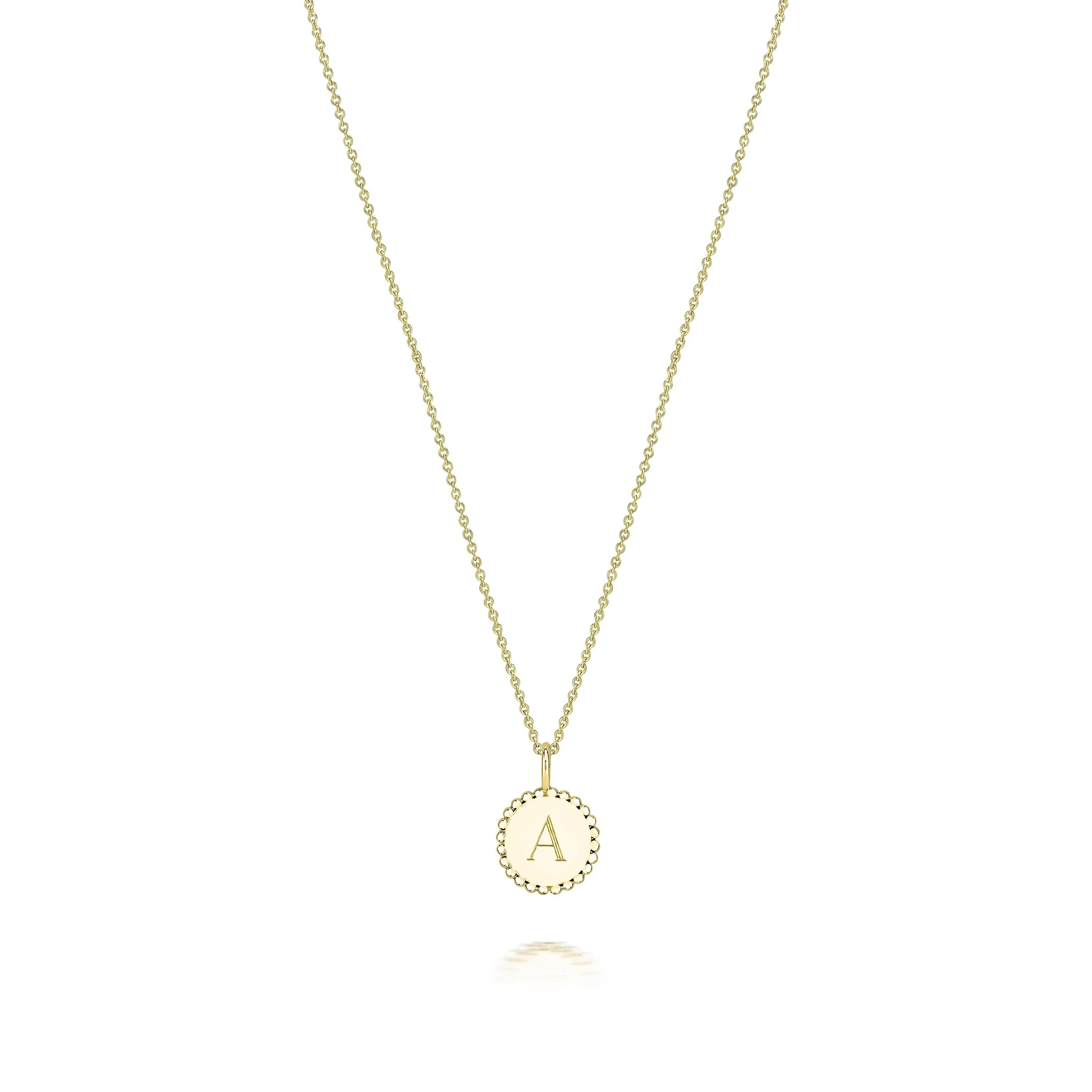 MADI INITIAL MEDALLION sold by SARAH CHLOE