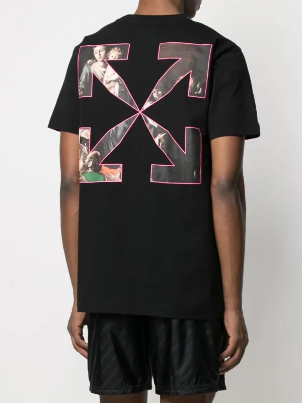 OFF-WHITE Sprayed Caravaggio T-shirt (Black) sold by The Factory KL