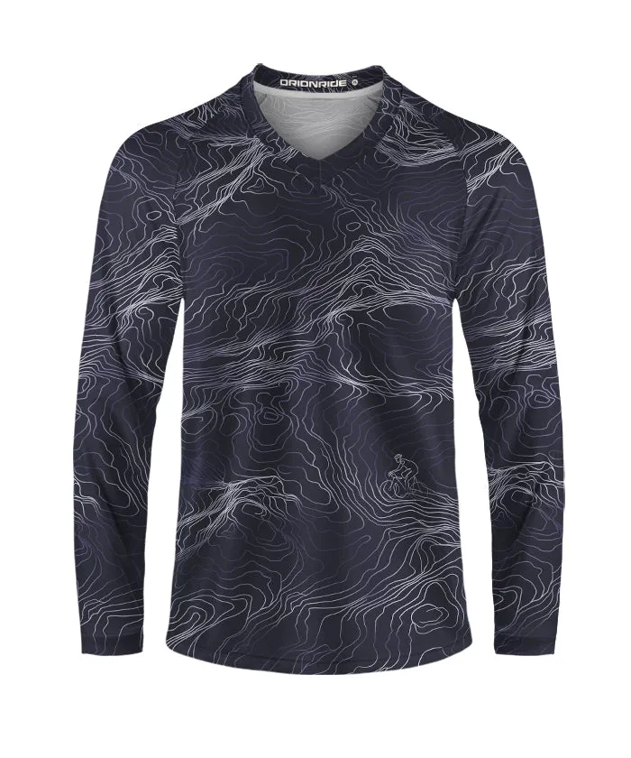 Orionride Rugged Contours Long Sleeve Downhill Jersey sold by Orionride product image thumbnail 2