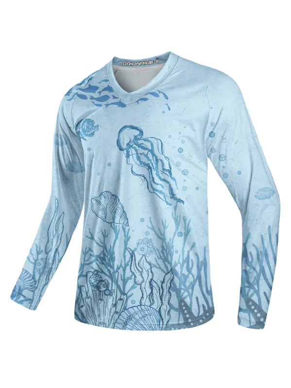 Orionride Ocean Jellyfish Long Sleeve Downhill Jersey sold by Orionride