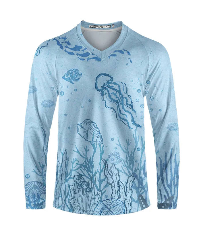 Orionride Ocean Jellyfish Long Sleeve Downhill Jersey sold by Orionride product image thumbnail 2