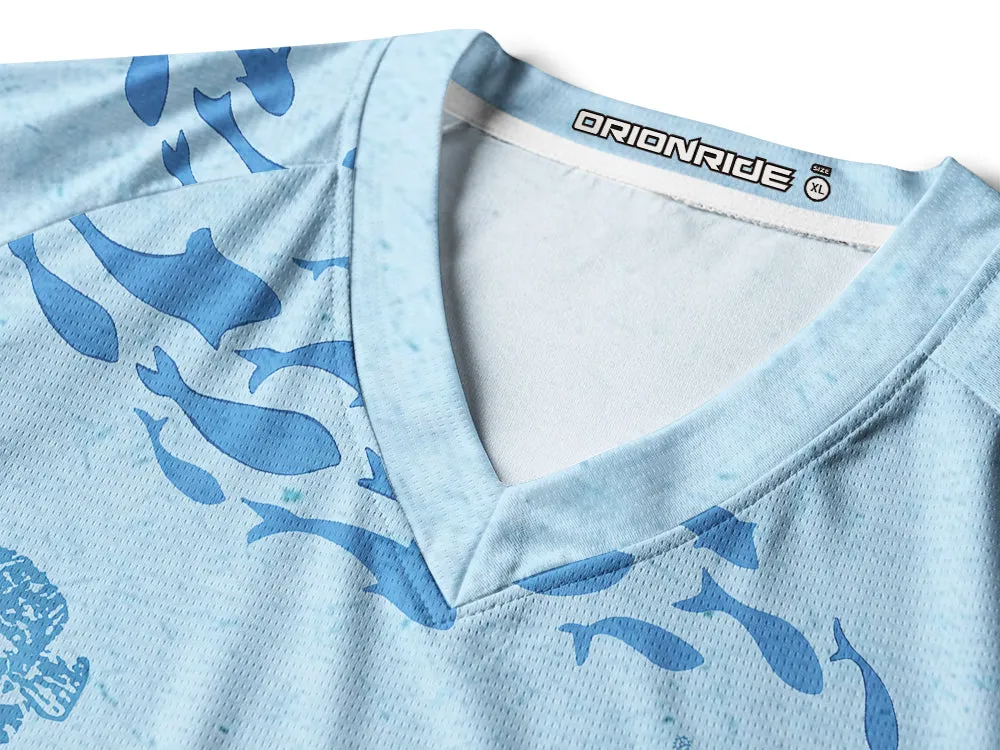 Orionride Ocean Jellyfish Long Sleeve Downhill Jersey sold by Orionride product image thumbnail 4