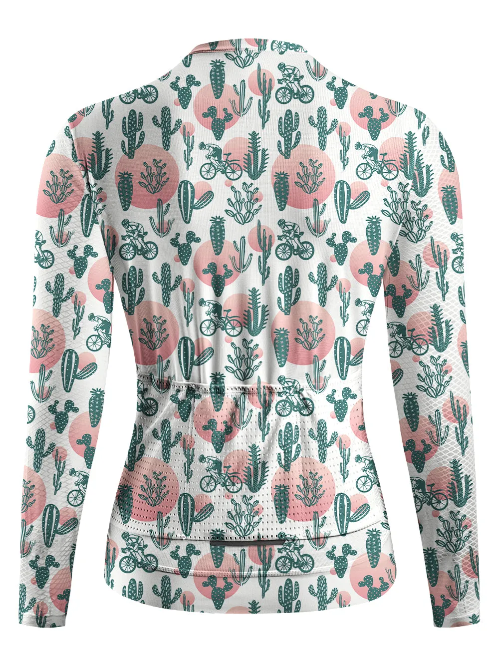 Orionride Cactus Ride Women's Long Sleeve Cycling Jersey sold by Orionride product image thumbnail 3