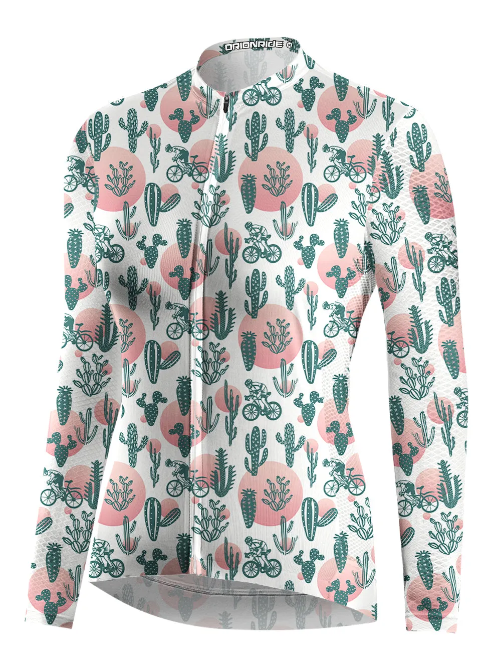 Orionride Cactus Ride Women's Long Sleeve Cycling Jersey sold by Orionride product image thumbnail 2