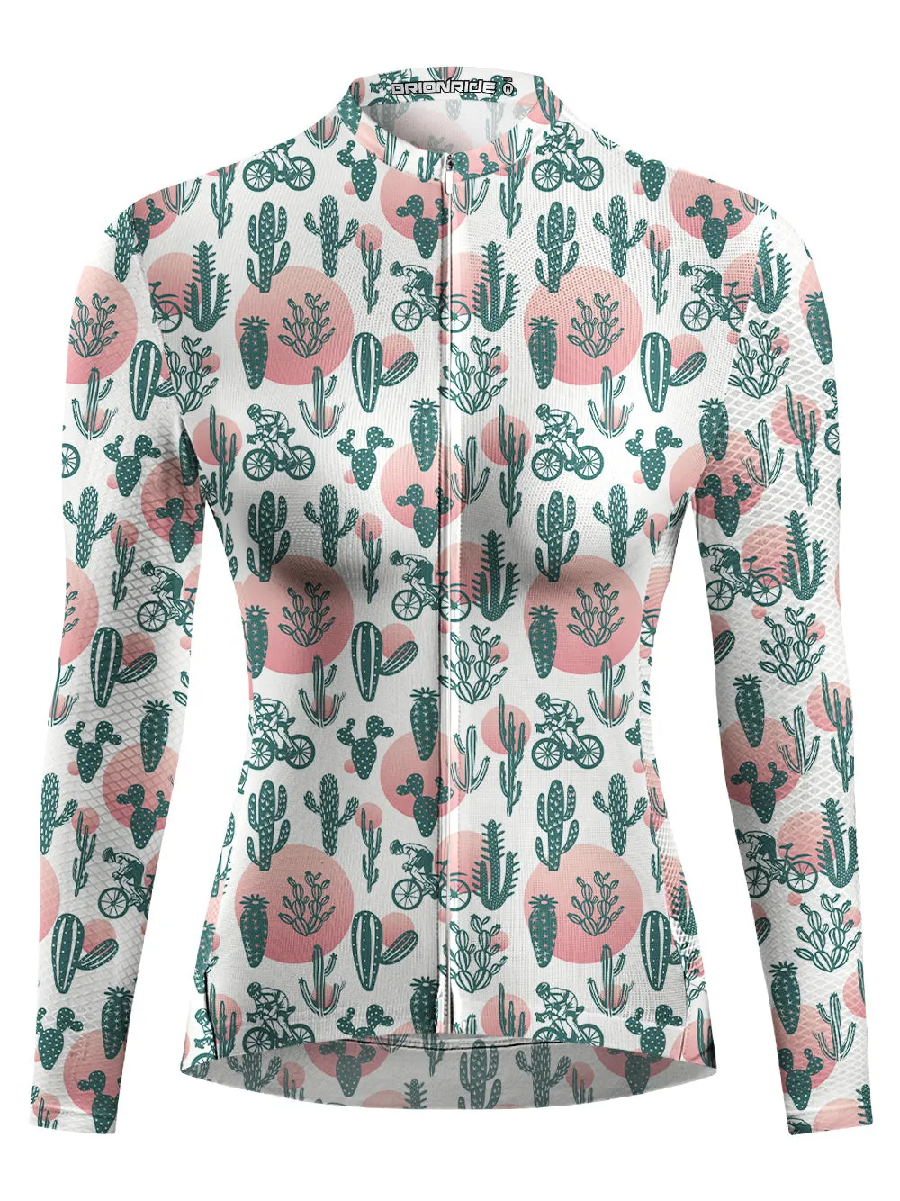 Orionride Cactus Ride Women's Long Sleeve Cycling Jersey sold by Orionride
