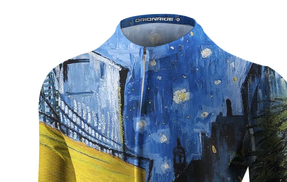 Orionride Van Gogh Clock Women's Long Sleeve Cycling Jersey sold by Orionride product image thumbnail 4