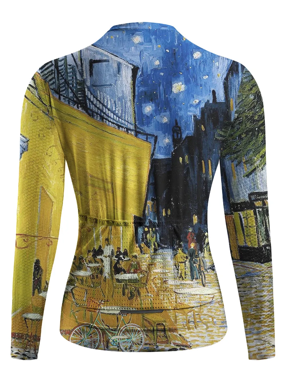 Orionride Van Gogh Clock Women's Long Sleeve Cycling Jersey sold by Orionride product image thumbnail 3