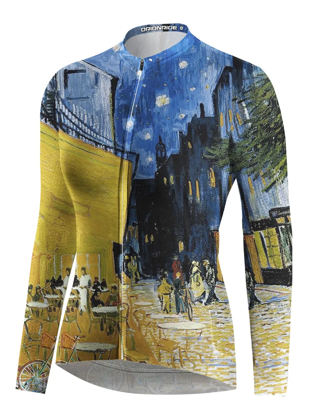 Orionride Van Gogh Clock Women's Long Sleeve Cycling Jersey sold by Orionride product image thumbnail 2