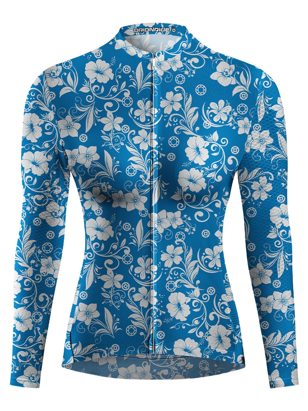 Orionride Hawaiian Flowers Women's Long Sleeve Cycling Jersey sold by Orionride
