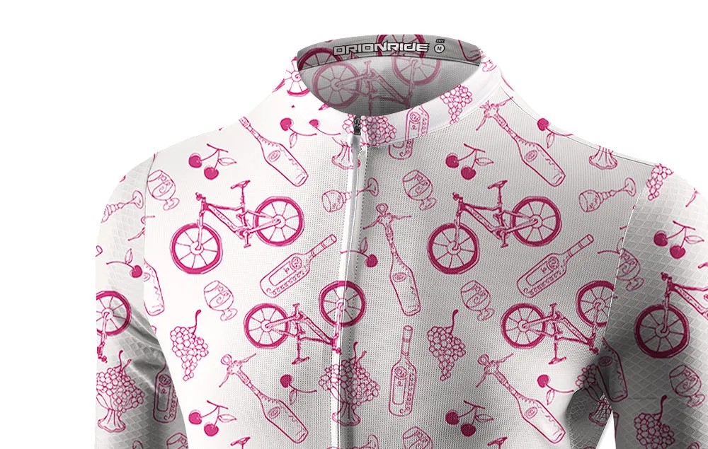 Orionride Fruit And Beer Women's Long Sleeve Cycling Jersey sold by Orionride product image thumbnail 5