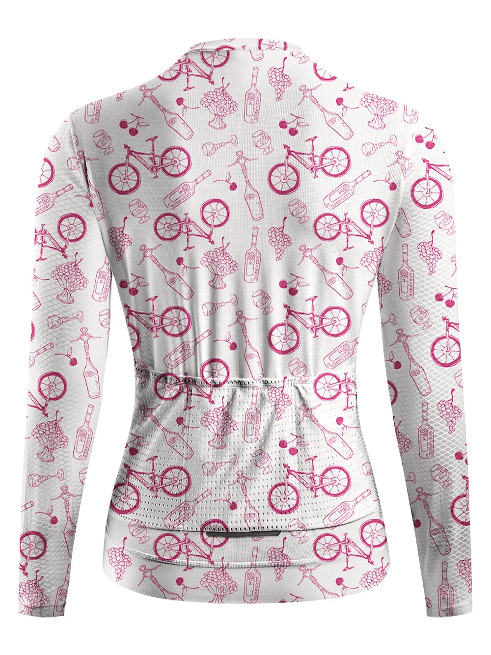 Orionride Fruit And Beer Women's Long Sleeve Cycling Jersey sold by Orionride product image thumbnail 4