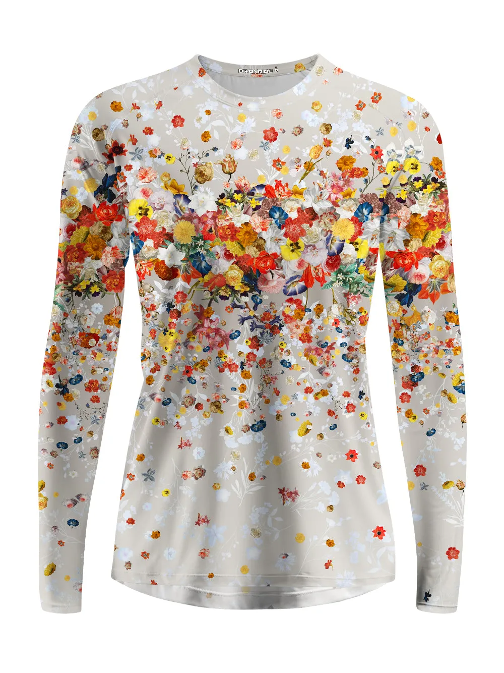 Orionride Flowers Flying Women's Quick Dry Downhill Jersey sold by Orionride product image thumbnail 3