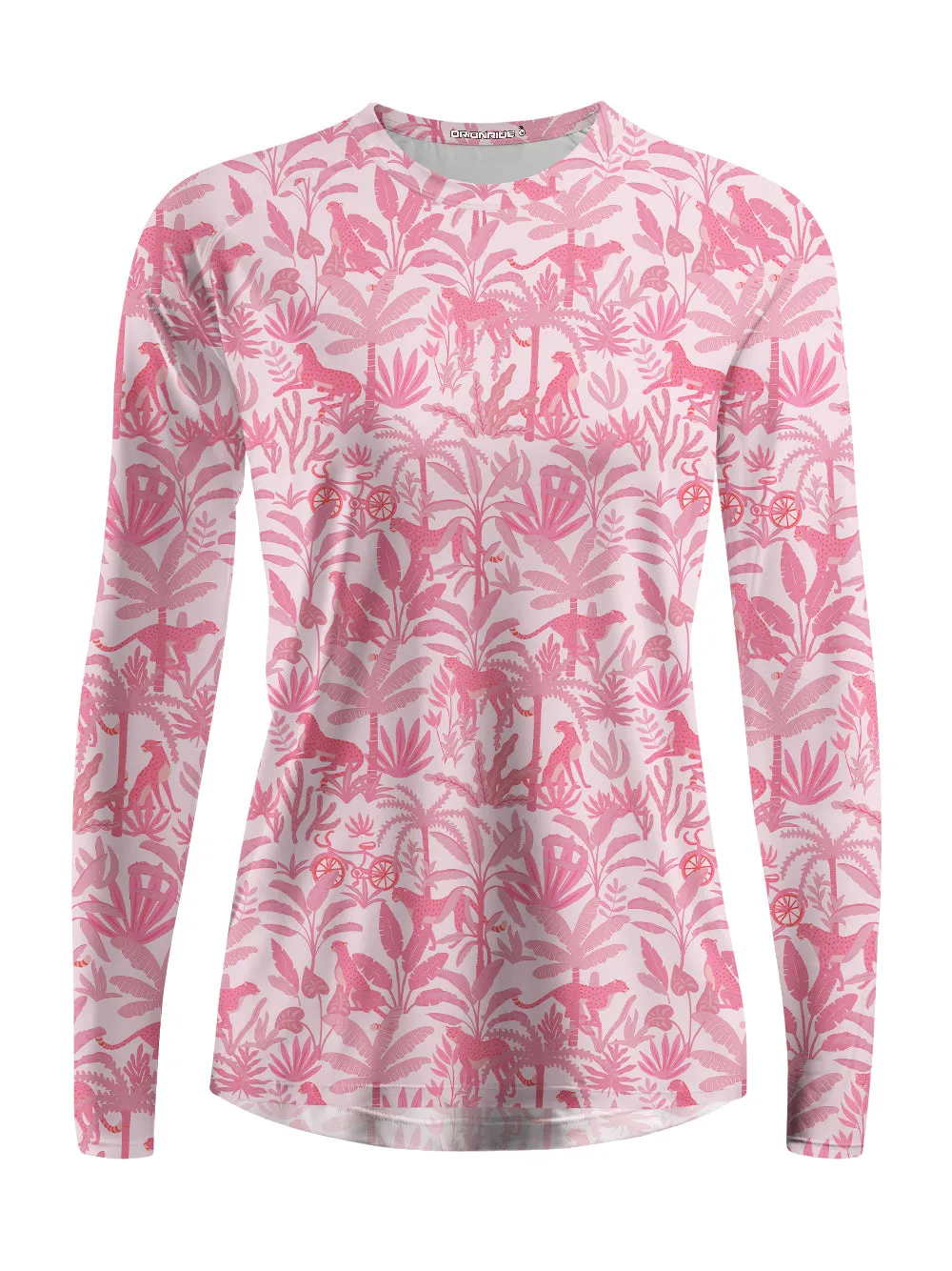 Orionride Jungle Leopar Women's Quick Dry Downhill Jersey sold by Orionride product image thumbnail 3