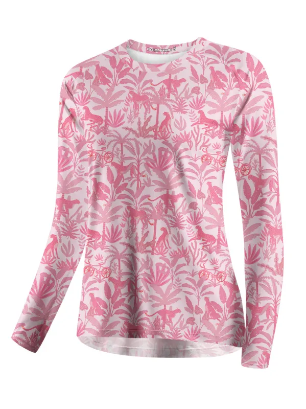 Orionride Jungle Leopar Women's Quick Dry Downhill Jersey sold by Orionride