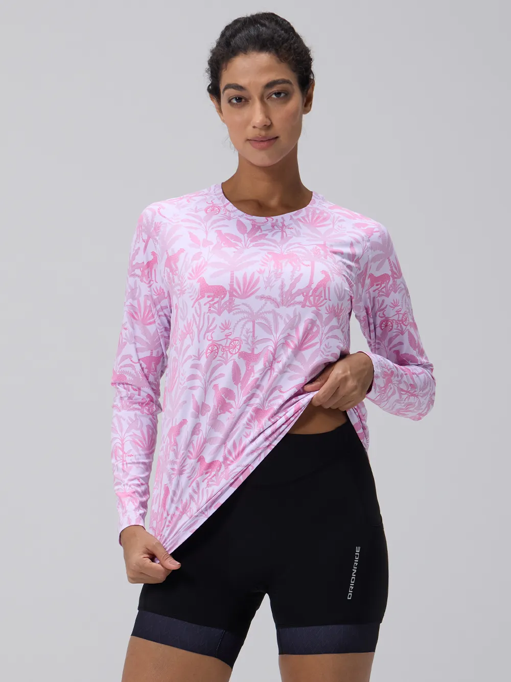 Orionride Jungle Leopar Women's Quick Dry Downhill Jersey sold by Orionride product image thumbnail 2