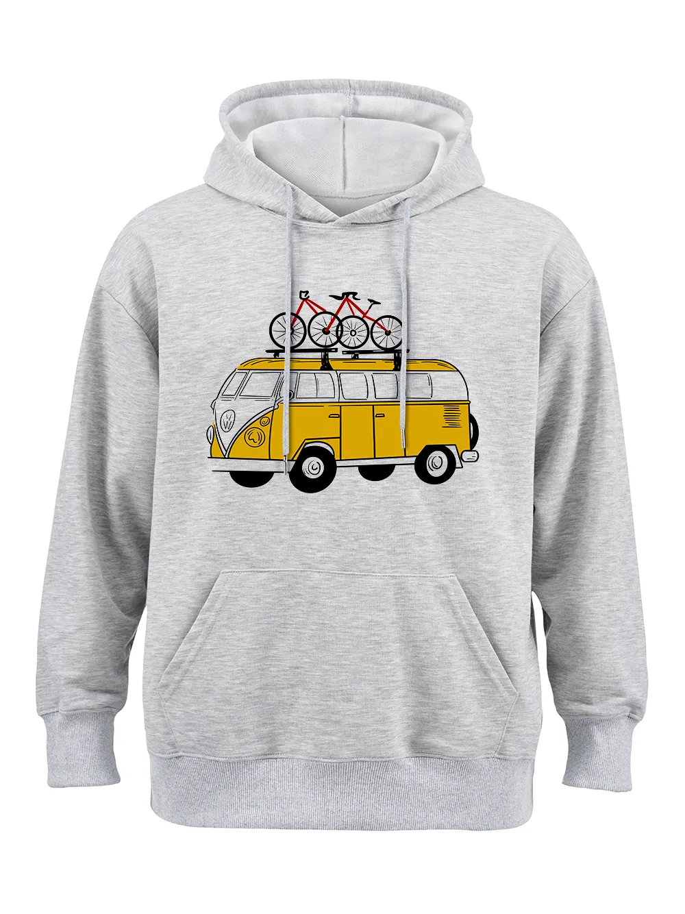 Orionride Yellow Bus Classic Hoodie sold by Orionride product image thumbnail 2