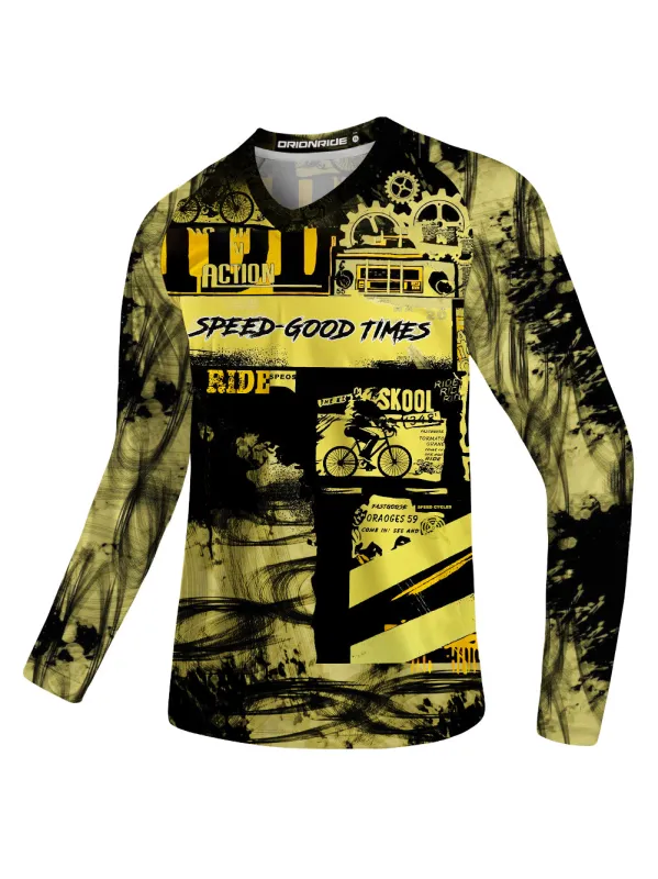 Orionride Cycling Action Long Sleeve Downhill Jersey sold by Orionride
