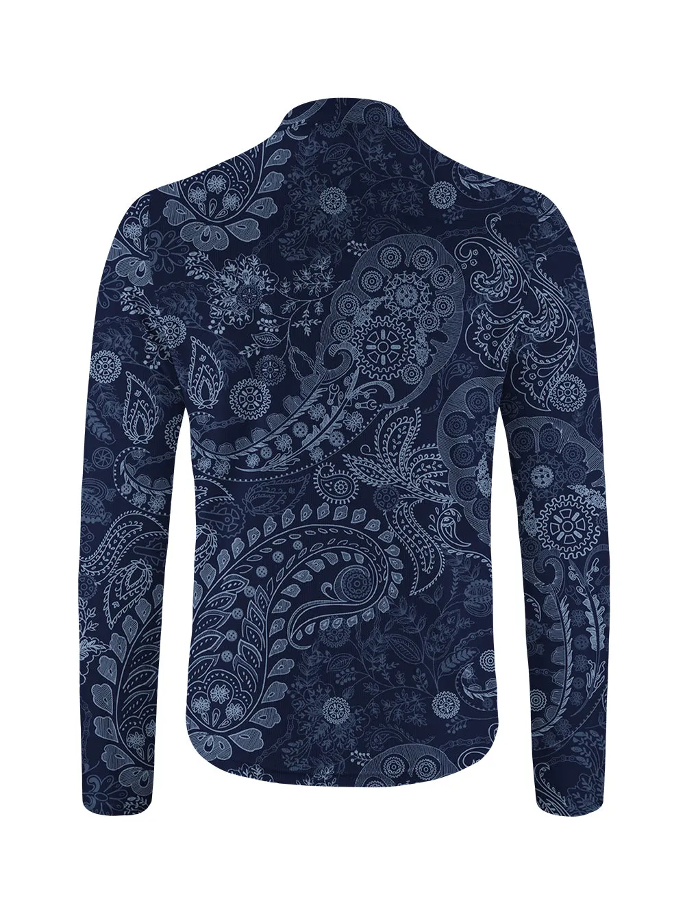 Orionride Gear Cashew Stamen Long Sleeve Half Zipper Mountain Bike Jersey sold by Orionride product image thumbnail 2