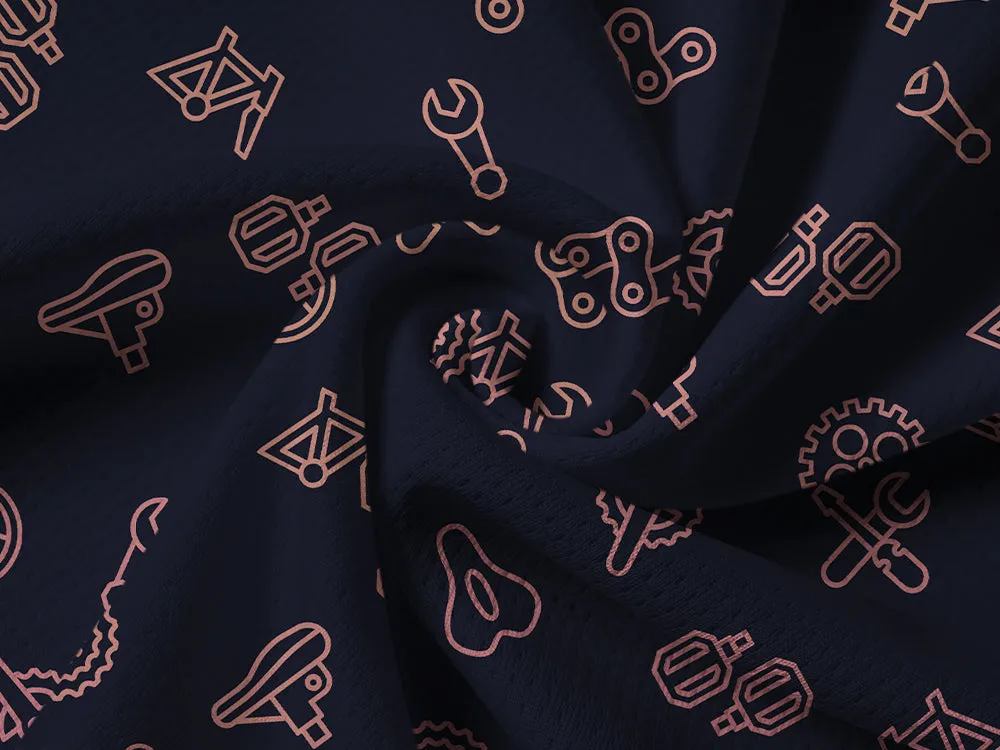 Orionride Gradient Parts Long Sleeve Half Zipper Mountain Bike Jersey sold by Orionride product image thumbnail 5